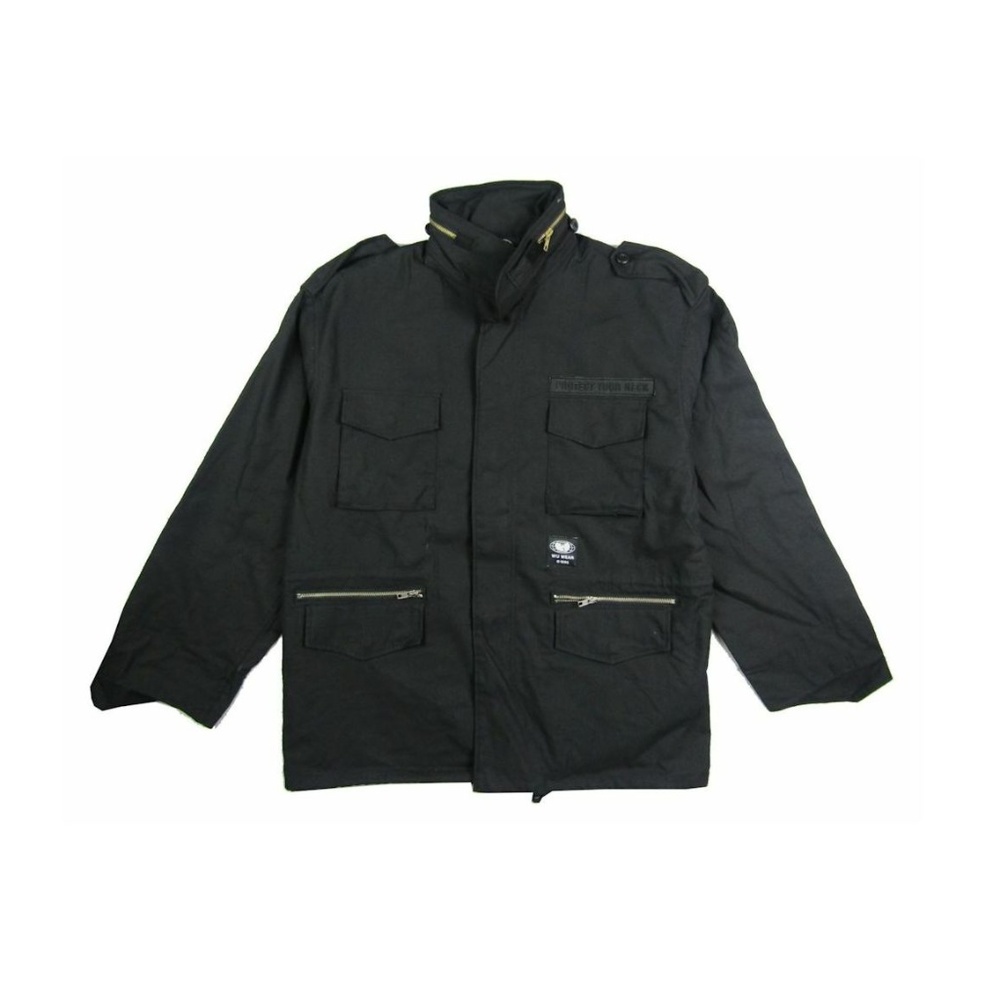 Wu Wear Wu-Tang Patch Black Field Army Jacket